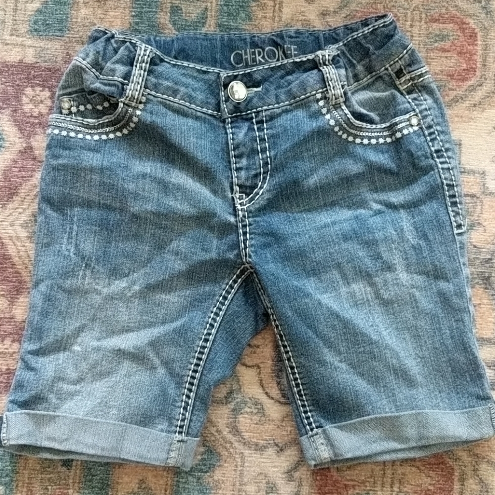 Cherokee Girls jean shorts size 10